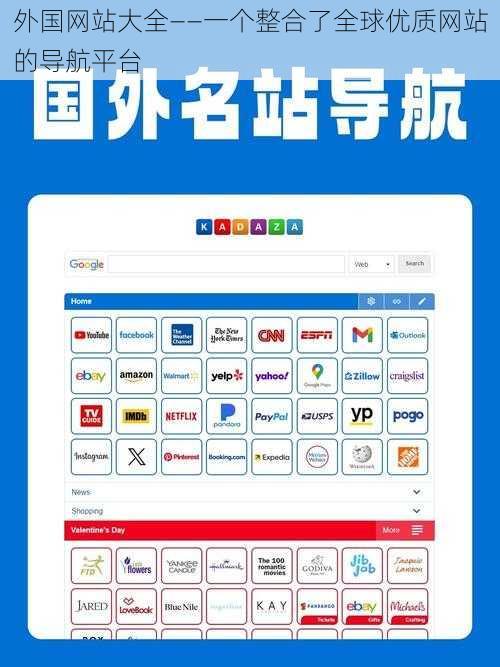 外国网站大全——一个整合了全球优质网站的导航平台