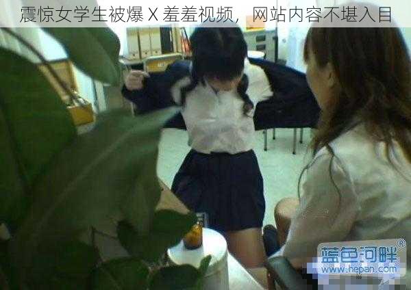 震惊女学生被爆 X 羞羞视频，网站内容不堪入目