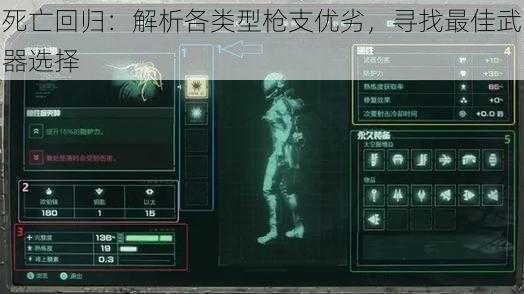 死亡回归：解析各类型枪支优劣，寻找最佳武器选择